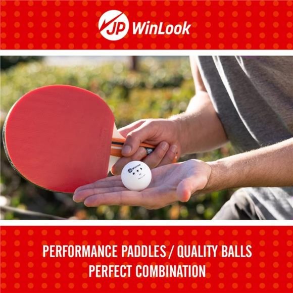 Ping Pong Paddles Sets - Portable Table Tennis Paddle Set with Ping Pong Paddle - Picture 2 of 6